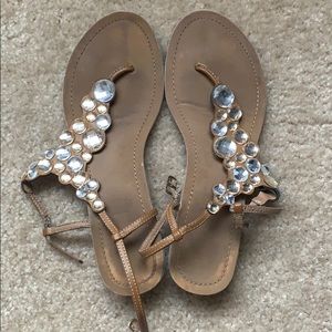 Bridal Jeweled Sandals